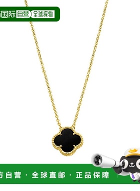 自营 adornia14k 镀金黑花项链 玫瑰金 - 黑色 美国奥莱直发吊坠