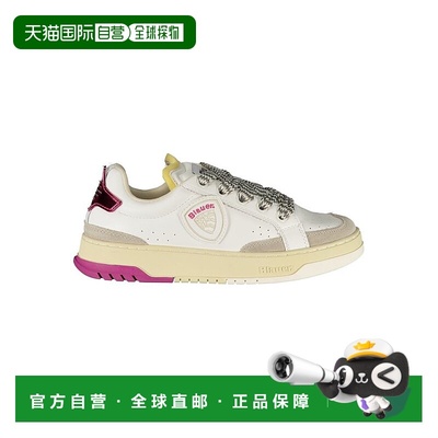 自营 Blauer Leather女式运动鞋-白色 美国奥莱直发