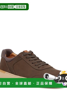 自营Hush Puppies Toby Sneakers Men's Chocolate Leather Lifes