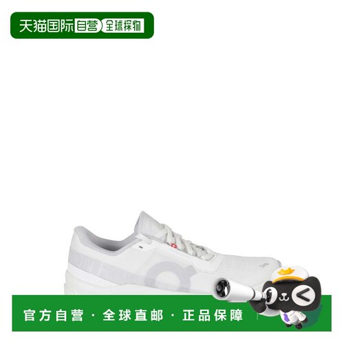 自营on running白色Cloudmonster 1网眼橡胶鞋底尼龙运动鞋-白色
