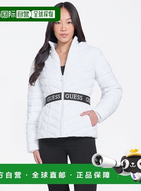 自营guessEco Kacy Puffer Jacket - pure white 美国奥莱直发