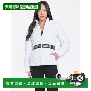 自营guessEco Kacy Puffer Jacket - pure white 美国奥莱直发