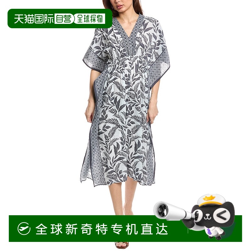 自营echo回声卡萨布兰卡马克西 卡夫坦-蓝色 【美国奥莱】直发