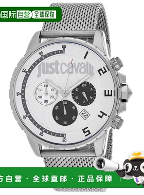 自营Just Cavalli Men's White dial Watch - white 美国奥莱直发