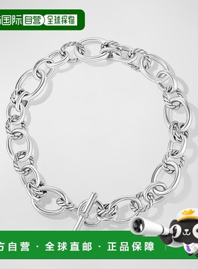 【美国直邮】david yurman 通用 项链纯银钻石银色吊坠配饰
