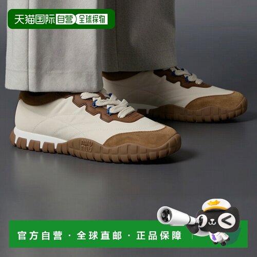 香港直邮miu miu/缪缪 运动鞋 5E417EF005LYW老爹鞋皮鞋