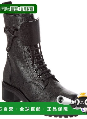 自营 Jimmy Choo Rosabel皮靴-黑色 厚底鞋女靴美国直发奥莱