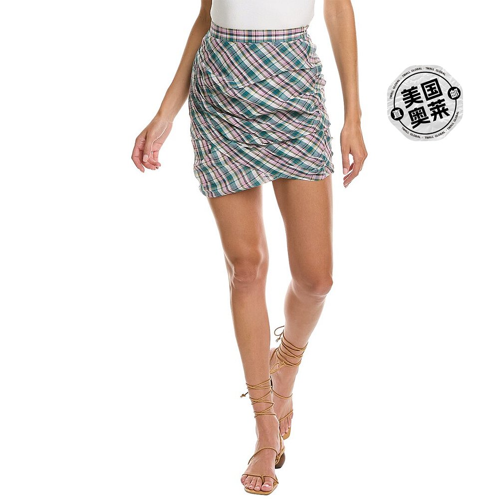 Isabel Marant Etoile Birdy Mini Skirt- blue【美国奥莱】直