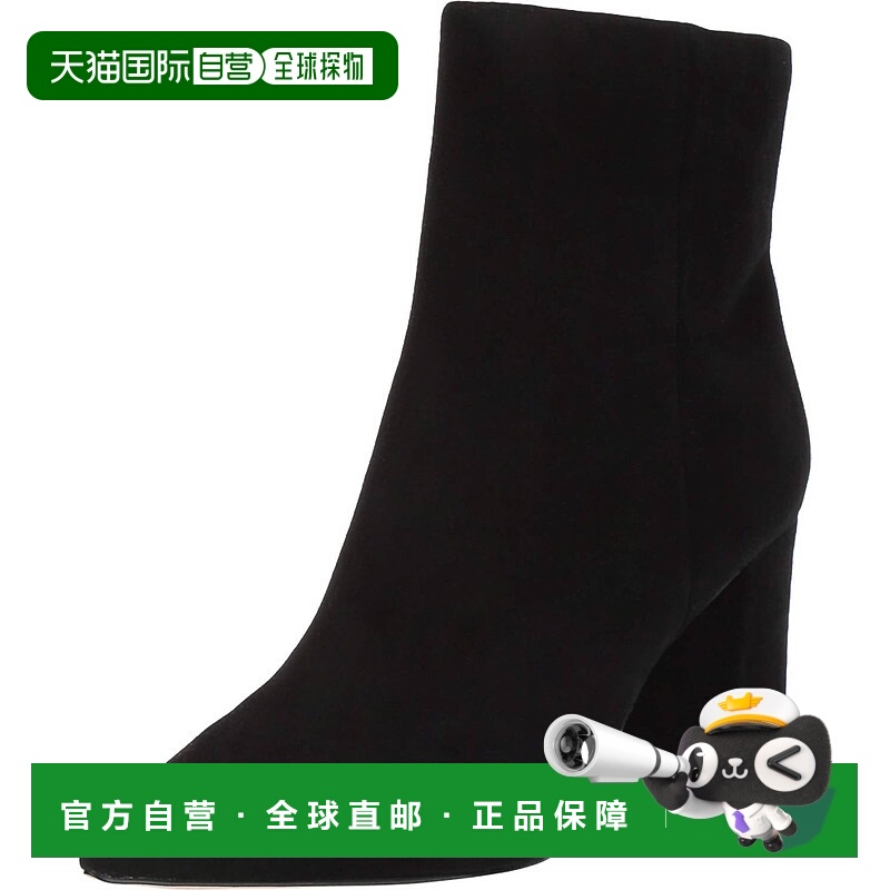 自营marc fisherWomen's Ulani Suede Ankle Boots In Black - bl