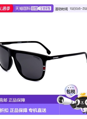 自营 Carrera男式58毫米黑色太阳镜-黑色 美国奥莱直发卡雷拉