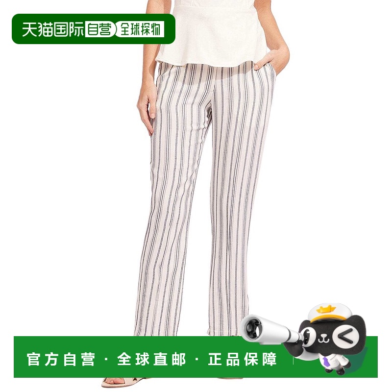 自营 Eva Franco Franky 亚麻长裤 - 七分裤 美国奥莱直发亚麻裤