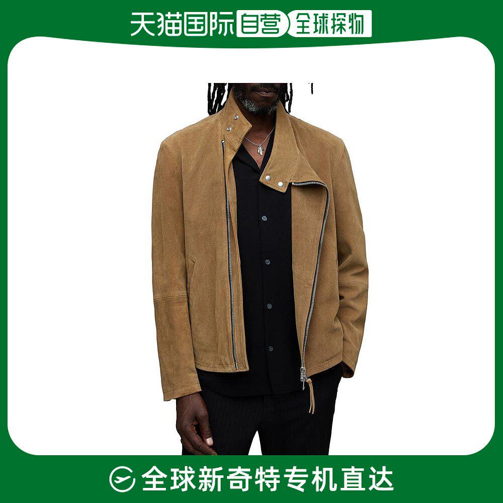 【美国直邮】all saints 男士 皮质外套