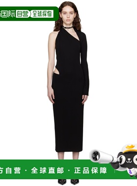 1h可退 潮奢 versace 范思哲 女士 黑色镂空连衣裙 10099991A0125