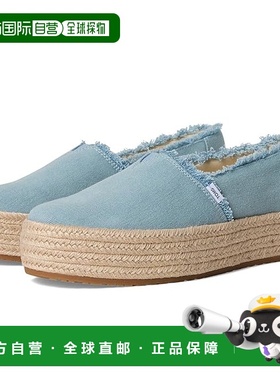 1h可退 香港直邮潮奢 Toms 汤姆 女士 Valencia 乐福鞋 blue蓝色