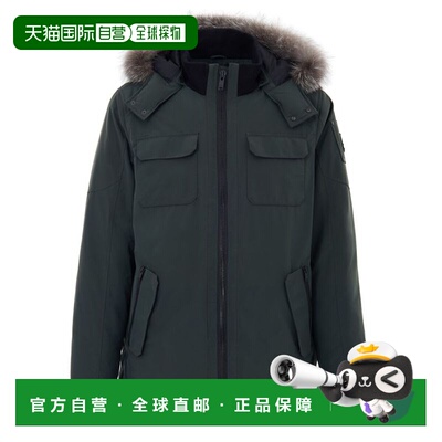自营Moose Knuckles Nylon Men's Parka - green 美国奥莱直发