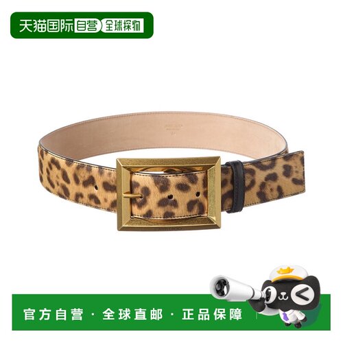 自营Jimmy Choo Arlie小牛皮腰带-棕色 美国奥莱直发