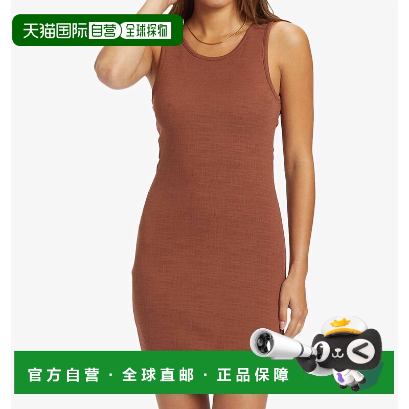 自营 roxyGood Keepsake迷你连衣裙在根啤酒-根啤酒 美国奥莱直发