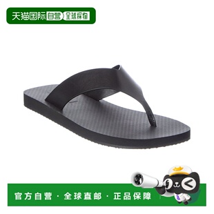 自营The Row Dune经典银座皮革凉鞋-黑色 美国奥莱直发