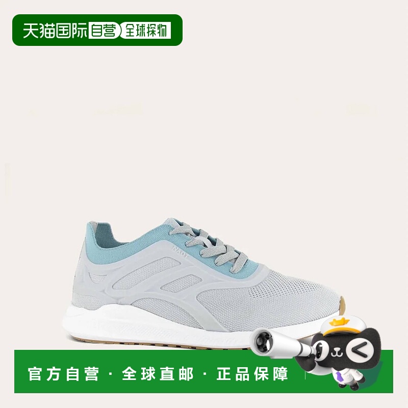 自营naot女式Krypton运动鞋灰蓝色针织-灰蓝色针织 美国奥莱直发