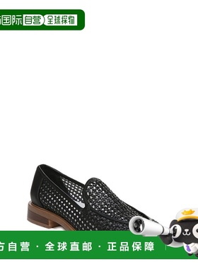 自营Franco Sarto Eda Loafer女式黑色杏仁头拖鞋JOBB1893-黑色