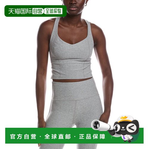 自营beyond yoga越瑜伽Spacedye强度Racerback裁剪坦克-灰色 美国