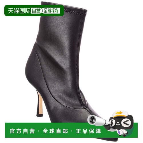 自营Casadei皮革短靴-黑色 美国奥莱直发
