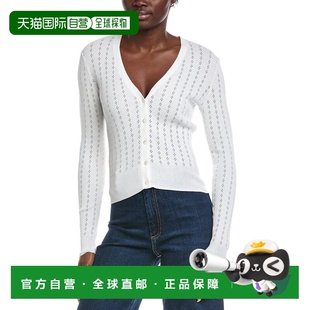 自营Autumn Cashmere Pointelle Cardigan - white 美国奥莱直发