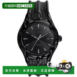 自營Diesel男式 美國奧萊直發(fā)迪賽 黑色 Vert黑色表盤手表