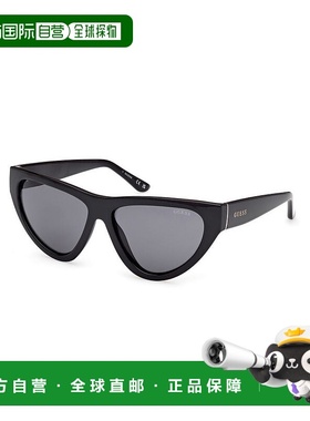 自营Guess Resin Women's Sunglasses - black 美国奥莱直发