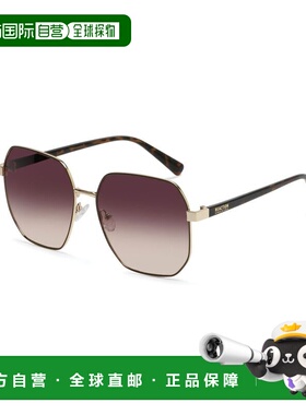自营Kenneth Cole Metal Women's Sunglasses - gold 美国奥莱直
