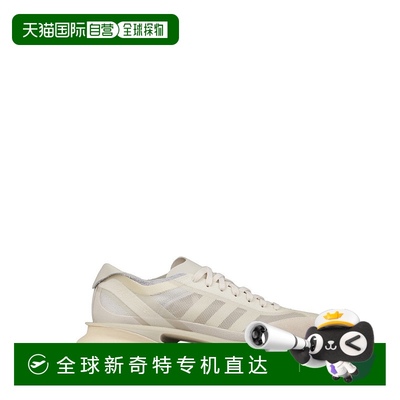自营 y-3皮革和纺织成分中底运动鞋-中性色 美国奥莱直发