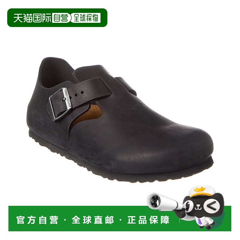 自营Birkenstock London BS Narrow Leather Clog - black 美国奥