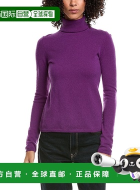 自营InCashmere Turtleneck Cashmere Sweater - purple 美国奥莱