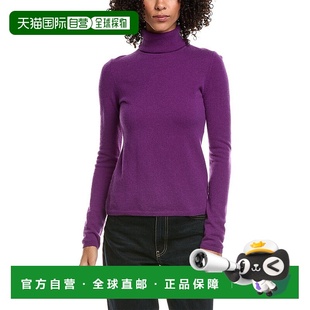 自营InCashmere Turtleneck Cashmere Sweater - purple 美国奥莱