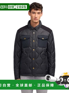 自营scotch & sodaScotch&Soda男式Ivik衬垫T恤，带有对比细节-黑