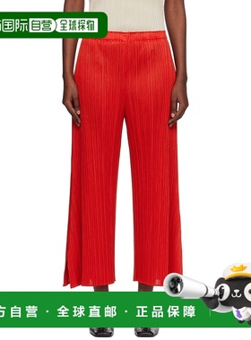 1h可退 香港直邮潮奢 Pleats Please Issey Miyake 女士 红色 Mon