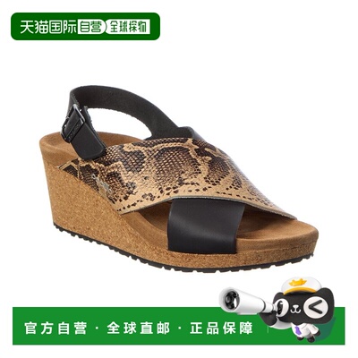 自营Papillio by Birkenstock Samira Narrow Leather Wedge Sand