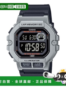 自营Casio Men's Digital Watch with Black Band - WS-1400H-1BV