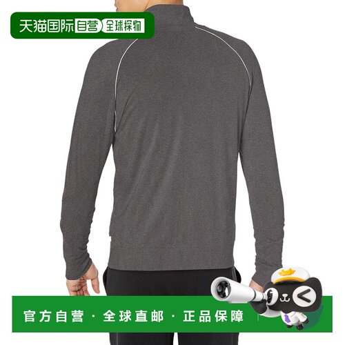 自营HUGO BOSS 男士 Mix&Match 夹克，沥青灰色连帽衫 - 灰色 美