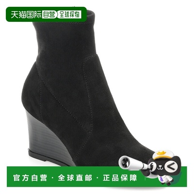 Journee Collection 女式 Tru 舒适泡沫 Hepburn 短靴 - 黑色 【