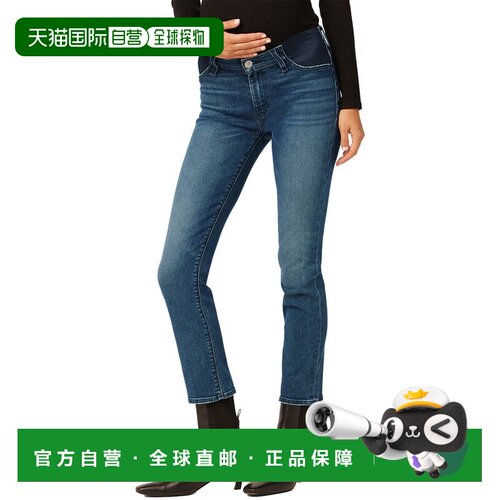 自营HUDSON Jeans Nico Mid-Rise Straight Ankle (Maternity) He
