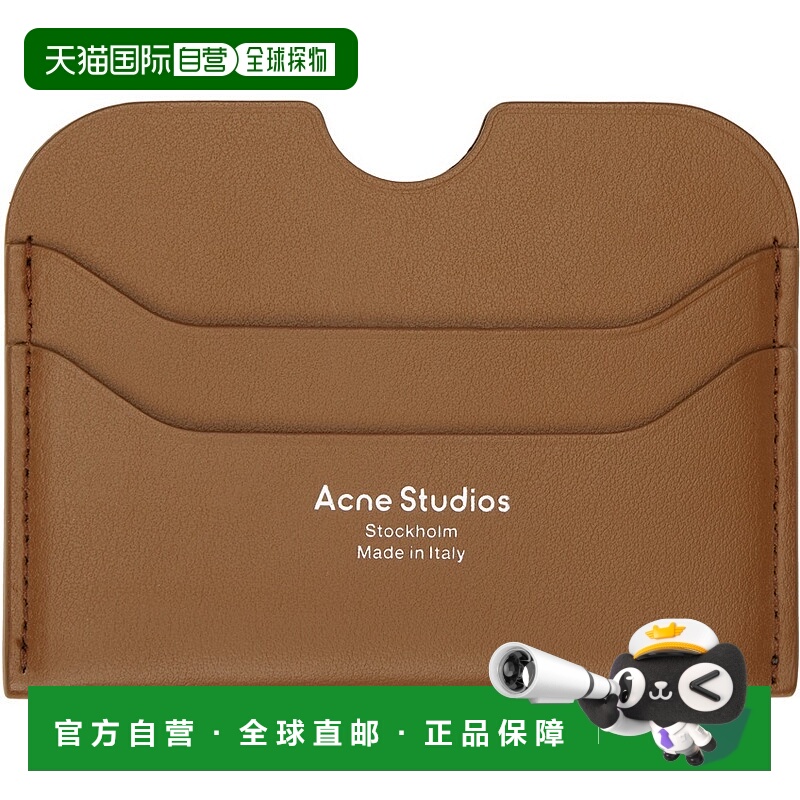 1h可退 香港直邮潮奢 Acne Studios 艾克妮 女士 棕色 Slim 卡包