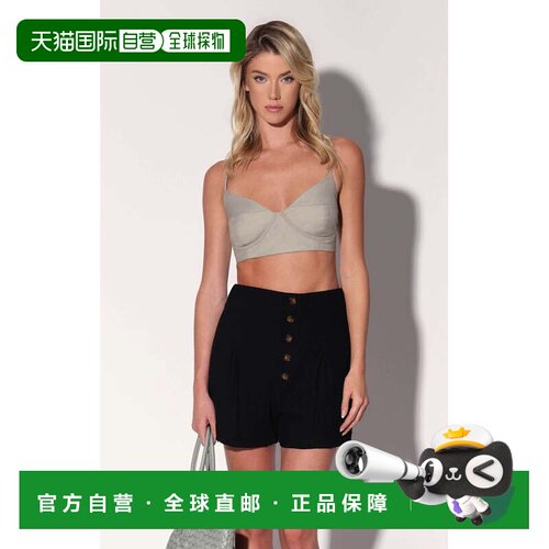自营walter bakerTHEA SHORT-黑色 美国奥莱直发