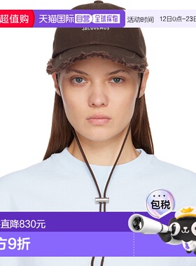 1h可退 香港直邮潮奢 Jacquemus 女士 棕色 The Artichaut 棒球帽