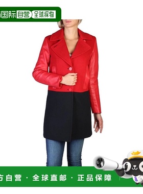 自营Armani Exchange Wool Women's Coat - Red 外套美国奥莱直发