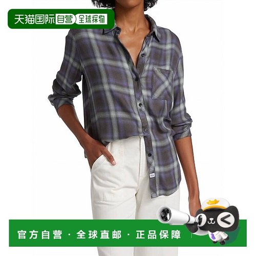 1h可退 【美国直邮】rails 女士 衬衫正品高档气质减龄舒适百搭高