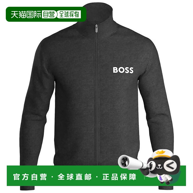1h可退 【美国直邮】hugo boss 男士 夹克衫立领拉链针织长袖 时