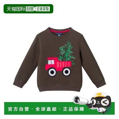 自营Andy & Evan Truck Applique Sweater - grey 美国奥莱直发
