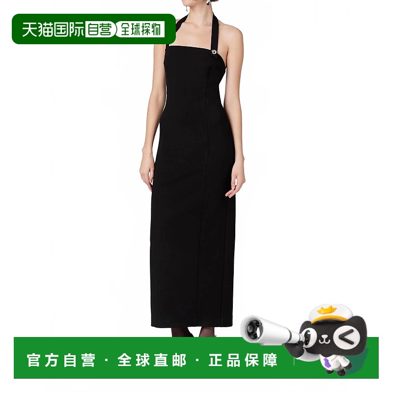 自营toccinDavina喷气式飞机上的Halter Midi雕刻连衣裙 美国奥莱