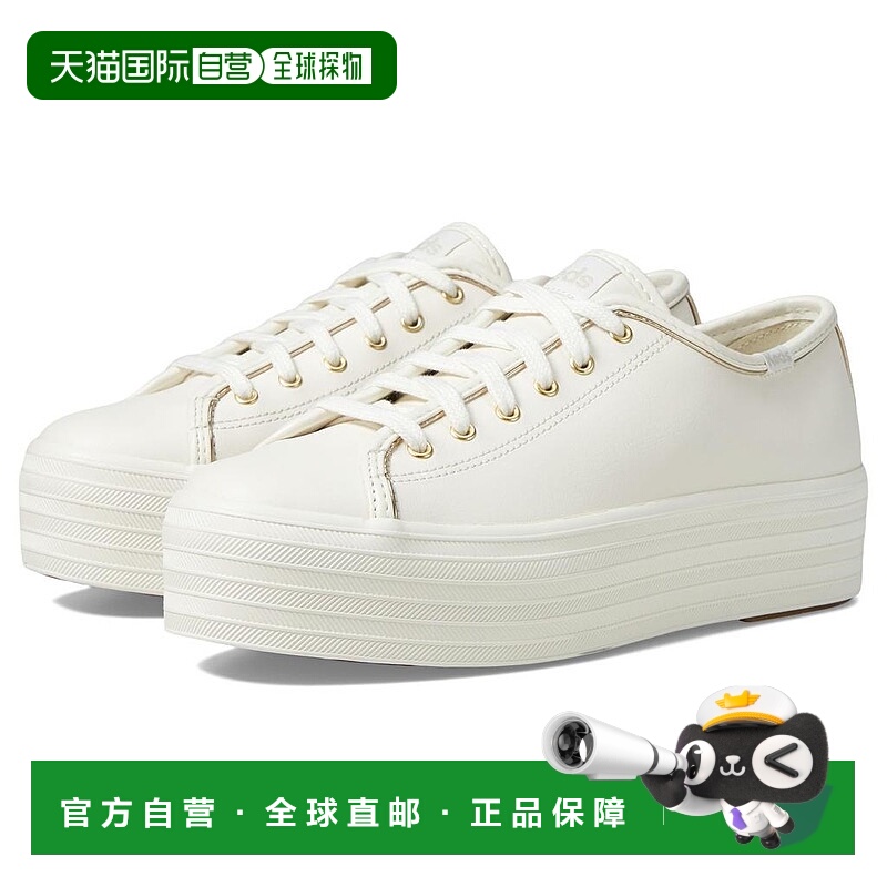【美国直邮】keds 女士 时尚休闲鞋运动鞋舒适透气真皮厚底女鞋